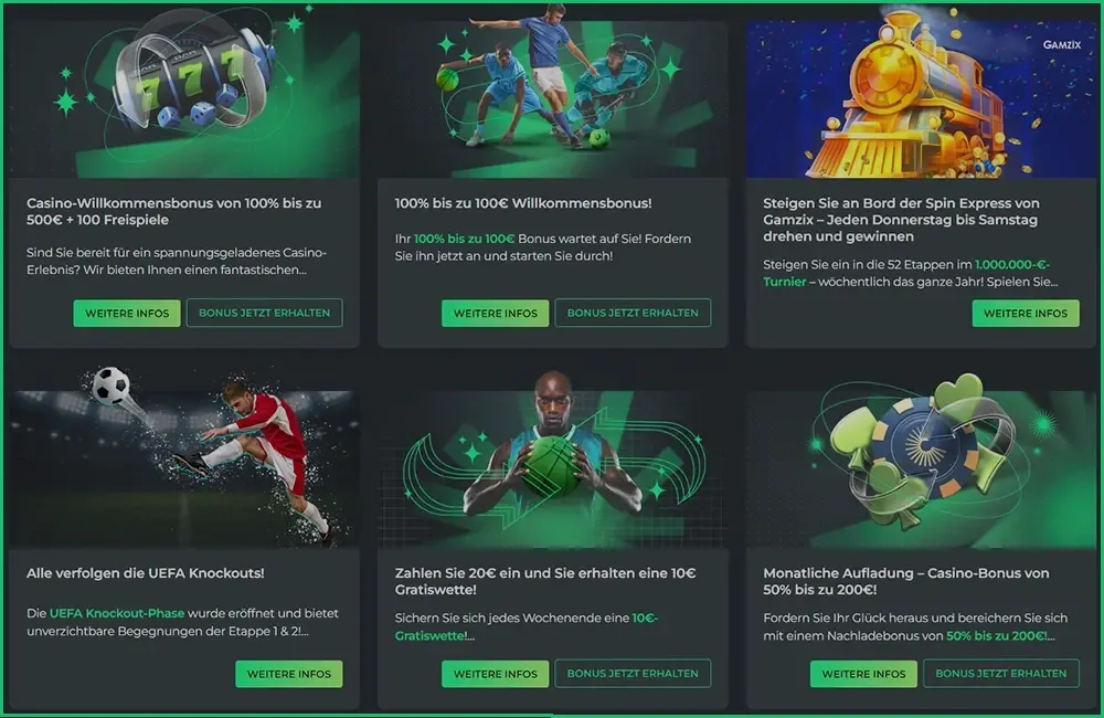 BetCollect Casino Promotionen