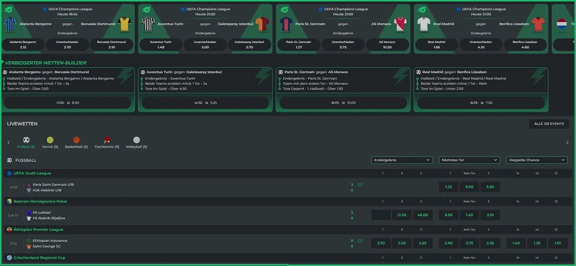 BetCollect Casino Sportwetten